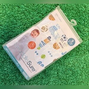NWT Halo SwaddleSure Sports Print Swaddle